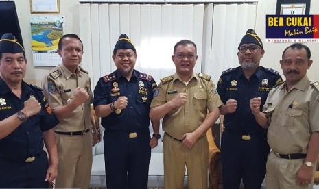 Bea Cukai Bengkulu mengunjungi Dinas Koperasi dan UKM Provinsi Bengkulu, pada Selasa (10/9).