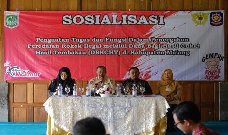 Bea Cukai gelar sosialisasi untuk mendukung operasi Gempur Rokok Ilegal.