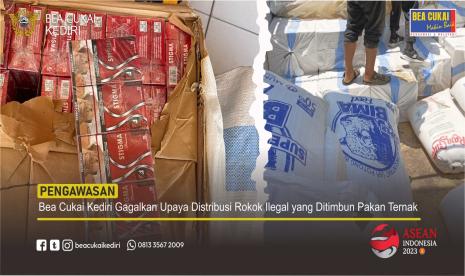 Bea Cukai Kediri jalankan operasi gempur rokok ilegal tahap II dan telah berhasil menggagalkan upaya distribusi barang kena cukai berupa rokok ilegal di wilayah kerja Kantor Bea Cukai Kediri.