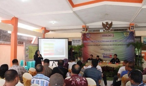 Bea Cukai Sidoarjo mengadakan sosilisasi tentang prosedur dan fasilitas kepabeanan untuk IKM dengan tema Penguatan Fasilitasi untuk Mendorong Industri Guna Membangun Negeri, Kamis (30/3).