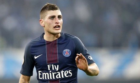 Gelandang Paris Saint-Germain, Marco Verratti.