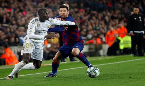 Bek Real Madrid Ferland Mendy (kiri). 