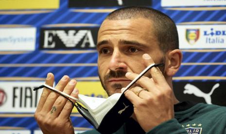 Bek Juventus Leonardo Bonucci.