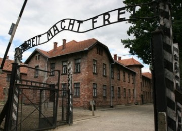 Bekas kamp konsentrasi Yahudi di Auschwitz 