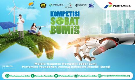 Bekerjasama dengan PT Pertamina (Persero), Pertamina Foundation menyelenggarakan kompetisi proyek inovasi EBT yang merupakan bagian dari Kompetisi Sobat Bumi 2020. 