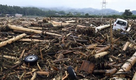 Bencana di wilayah barat daya Jepang, dalam beberapa hari terakhir.