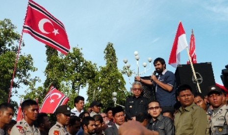 Bendera Aceh yang dipermasalahkan pemerintah pusat.