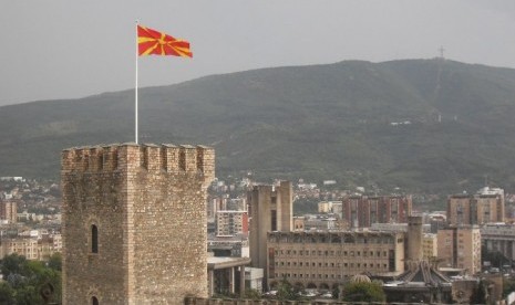 Bendera Makedonia.