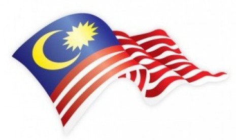 Bendera Malaysia. Ilustrasi