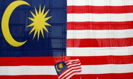 Bendera Malaysia (ilustrasi. Viral maling uang masjid di Malaysia dimandikan seperti mayat. 