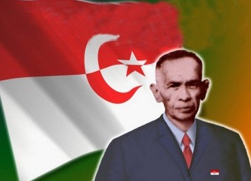 Bendera NII dan pendirinya (ilustrasi)