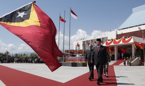 Bendera Timor Leste.