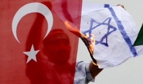 Bendera Turki dan Israel