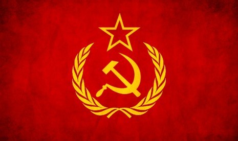 Bendera Uni Soviet.