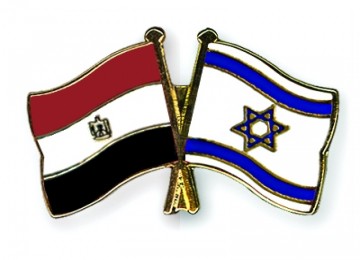 Bendera Israel dan Mesir