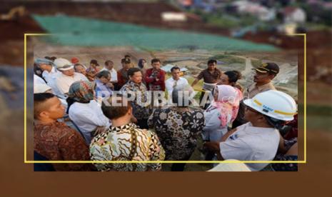 Bendungan kuningan menjelang diresmikan