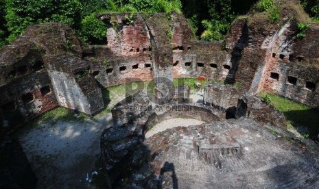 Benteng Martello yang terletak di Pulau Bidadari tak jauh dari Pulau Onrust, Kepulauan Seribu, Jakarta Utara, Jakarta. 