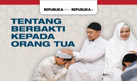 Berbakti kepada orang tua  (ilustrasi).