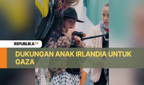 Beredae video seorang anak di Irlandia beri dukungan kepada Gaza