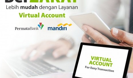 Berzakat di IZI lewat virtual account.