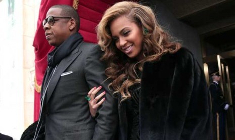 Beyonce bersama suaminya Jay-Z