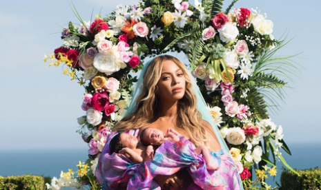 Beyonce dan anak kembarnya