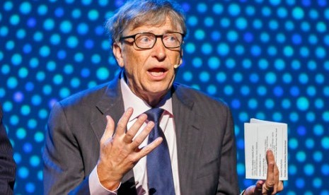 Pendiri perusahaan Microsoft Bill Gates positif terinfeksi Covid-19. Ilustrasi.