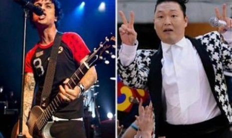 Billy Joe Armstrong dan Psy