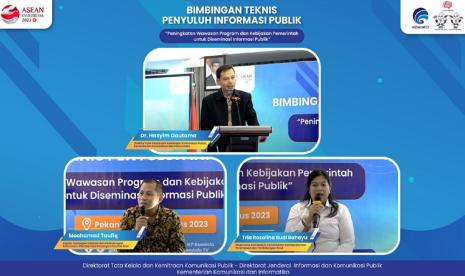 Bimbingan teknis Penyuluh Informasi Publik (PIP) mengangkat tema Peningkatan Wawasan Program dan Kebijakan Pemerintah untuk Diseminasi Informasi Publik.