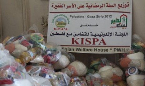 Bingkisan Ramadhan untuk rakyat Gaza dari KISPA.