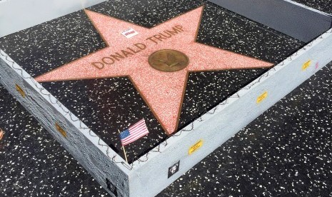 Bintang Donald Trump di Hollywood Walk of Fame.