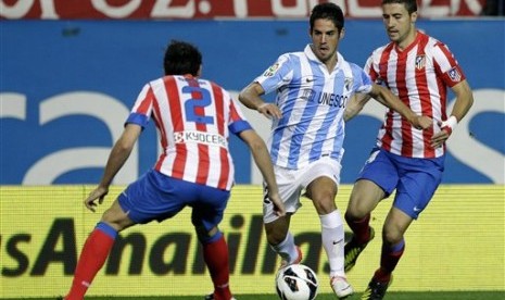 Bintang Malaga, Francisco Roman Alarcon alias Isco (tengah).