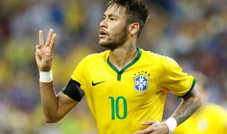 Bintang timnas Brasil, Neymar.