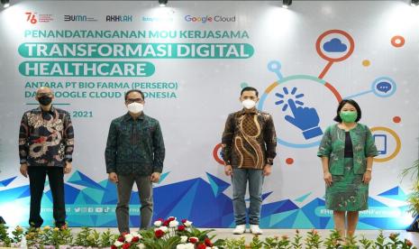 Bio Farma-Google Cloud MoU Transformasi Digital Healthcare