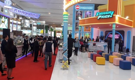 Bisnis hunian menengah ke bawah kini sedang diburu banyak pengembang. Tampak suasana pameran Indonesia Property Expo (IPEX) 2020 beberapa waktu lalu. 