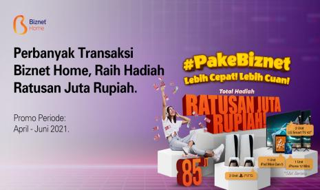 Biznet telah melakukan pengundian pemenang promo #PakeBiznet Lebih Cepat! Lebih Cuan! yang merupakan salah satu promo yang dihadirkan oleh Biznet untuk periode 1 April 2021-30 Juni 2021.