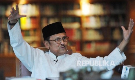 BJ Habibie (Foto: Edwin Dwi Putranto/Republika)