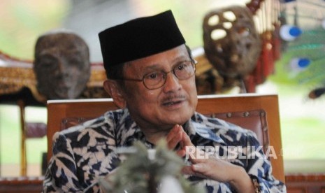 BJ Habibie (Foto: Wihdan Hidayat/Republika)