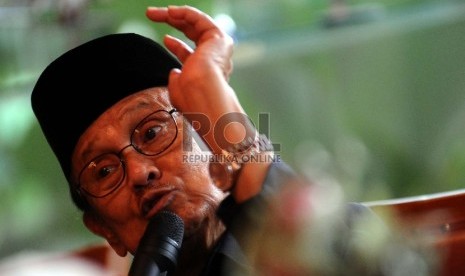 Bj Habibie. (Republika/ Tahta Aidilla)