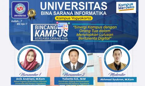 BKOT akan berlangsung di Wisma BSI Yogyakarta, pada Sabtu (3/9/2022).