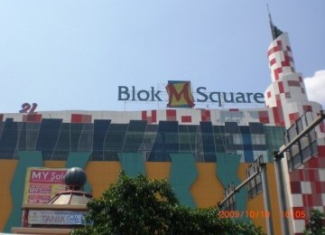 Blok M Square di Jakarta Selatan.