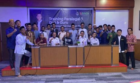 BMH bersama  DPW Hidayatullah Kepri menggelar Training Paralegal di Batam, pada  10-12 Juni 2022.