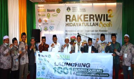 BMH Perwakilan Aceh meluncurkan program  pendirian  1001 Rumah Quran dan tebar 1001 dai pedalaman, Jumat (21/1).