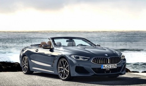 BMW Seri 8 convertible.