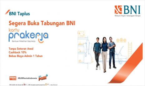 BNI dukung program Kartu Prakerja.