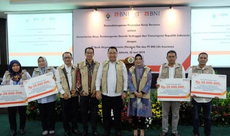 BNI Life dan dan Direktorat Jenderal Pembangunan dan Pemberdayaan Masyarakat Desa Kemendesa menandatangani Kerjasama Bersama  tentang Program Asuransi Tenaga Pendamping Profesional.