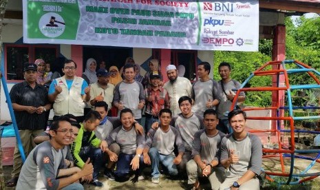 BNI Syariah dan mitra bekerja sama dengan PKPU membina PAUD.