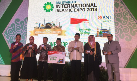  BNI Syariah Islamic International Expo 2018 resmi dibuka, Sabtu (21/9), di Jakarta Convention Center, Jakarta. 