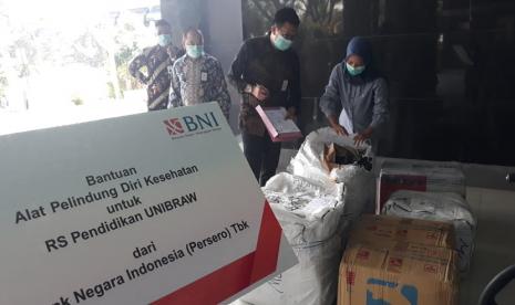 BNI telah salurkan 3.500 APD ke tujuh rumah sakit di lingkungan universitas yang dijadikan rujukan penanganan Covid-19