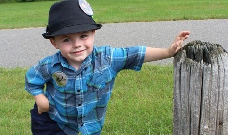 Bobby Tufts, the four year old mayor of Dorset, Minnesota, US. (file photo)